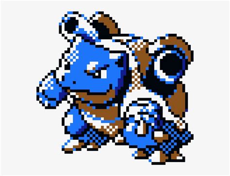 blastoise sprites|gen 1 blastoise sprite.
